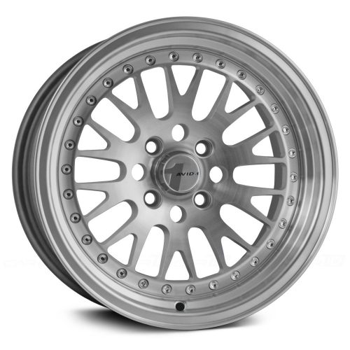 Avid.1  AV12  Hyper Silver With Machined Face  16x8  (+25)  4x100/4x114.3