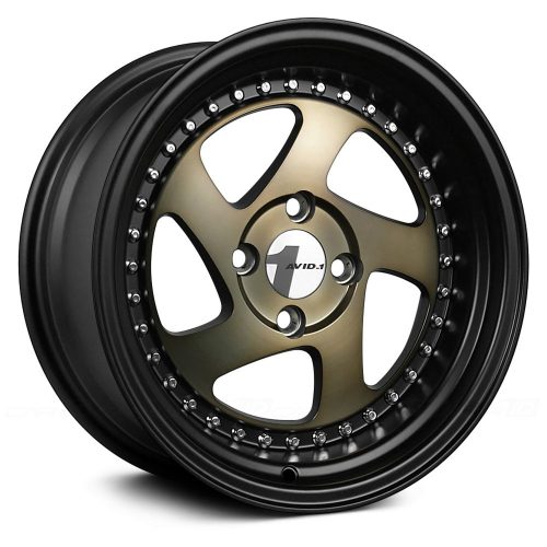 Avid.1  AV19  Bronze With Black Lip  15x8  (+25)  4x100