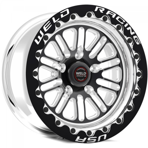 Weld Racing S72 Beadlock Black and Milled 15x10 (7.5BS) 5x120