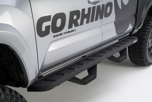 Go Rhino Ford Ranger RB10 Running Boards & 2 Pairs of Drop Steps Complete Kit