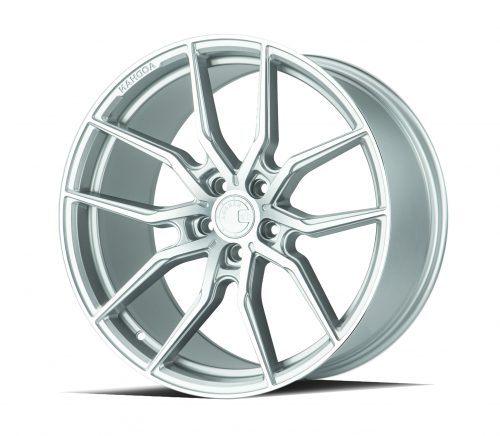 Aodhan AFF1 Gloss Silver Machined Face 20x10.5 (+45) 5x114.3 - Image 3