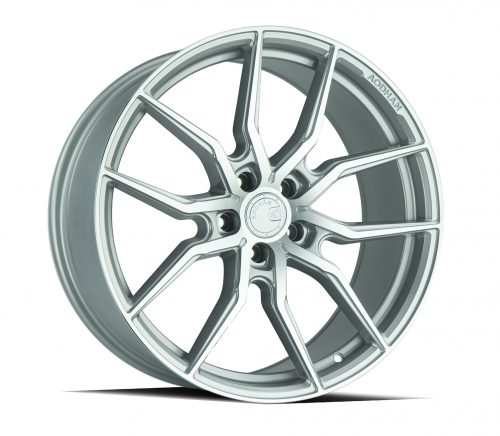 Aodhan AFF1 Gloss Silver Machined Face 20x9 (+30) 5x120 - Image 2