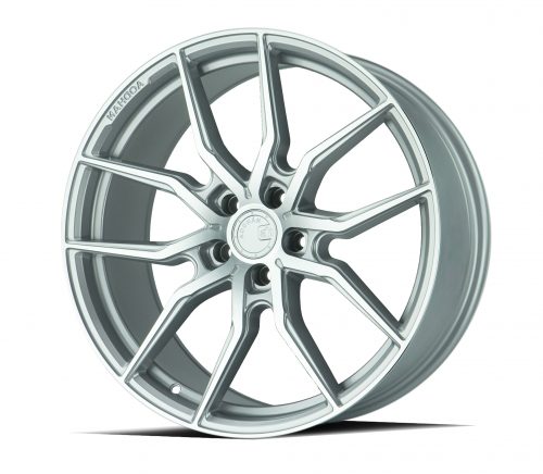 Aodhan AFF1 Gloss Silver Machined Face 20x9 (+30) 5x120 - Image 3