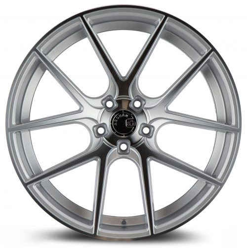 Aodhan AFF3 Gloss Silver Machined Face 20x10.5 (+45) 5x114.3 - Image 2