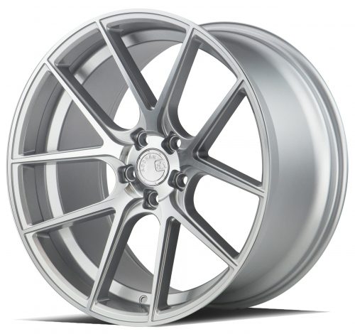 Aodhan AFF3 Gloss Silver Machined Face 20x10.5 (+45) 5x114.3 - Image 3