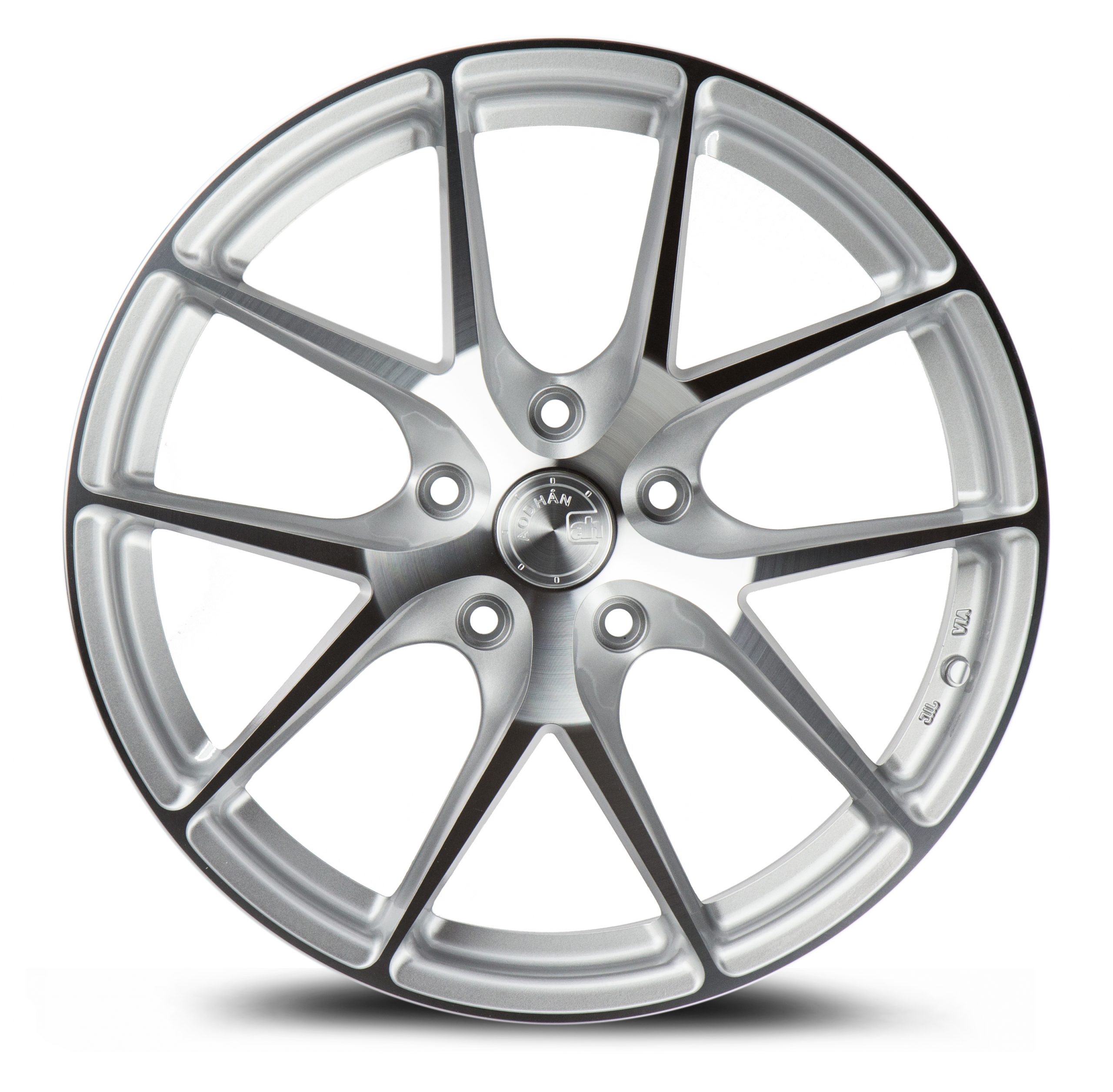Aodhan AFF7 Gloss Silver Machined Face 19x9.5 (+35) 5x114.3 - Image 2