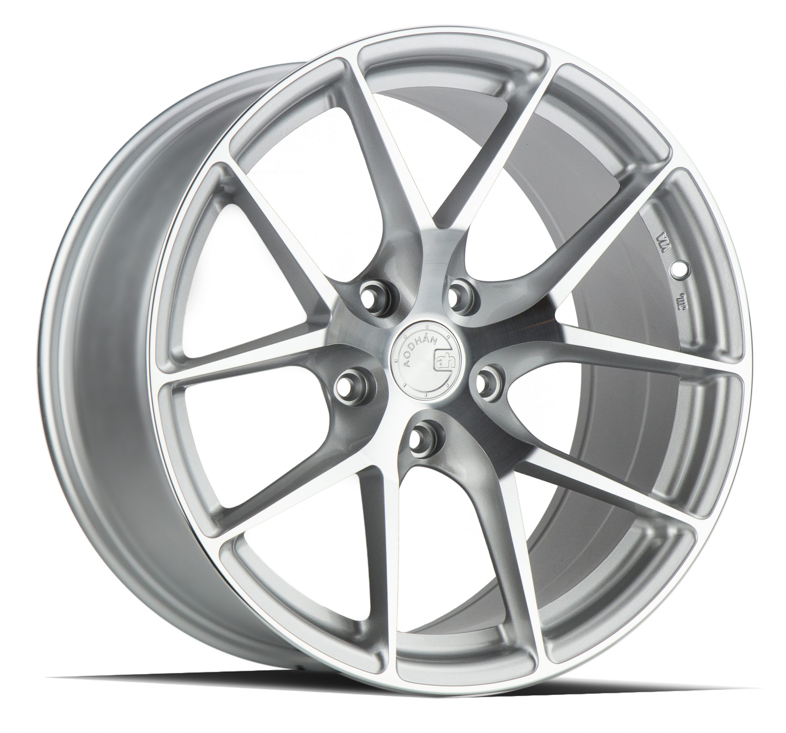 Aodhan AFF7 Gloss Silver Machined Face 19x9.5 (+35) 5x114.3