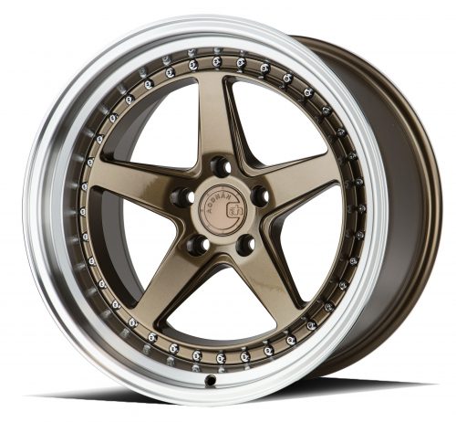 Aodhan DS05 Bronze w/ Machined Lip 18x10.5 (+15) 5x114.3 - Image 3