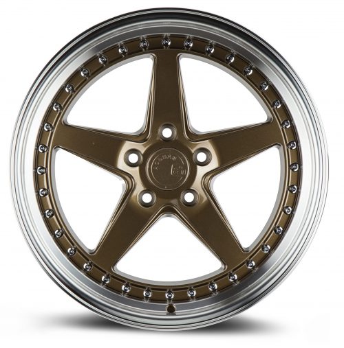 Aodhan DS05 Bronze w/ Machined Lip 18x8.5 (+35) 5x114.3 - Image 2