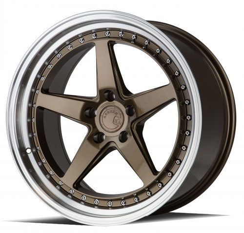 Aodhan DS05 Bronze w/ Machined Lip 18x9.5 (+15) 5x114.3 - Image 3