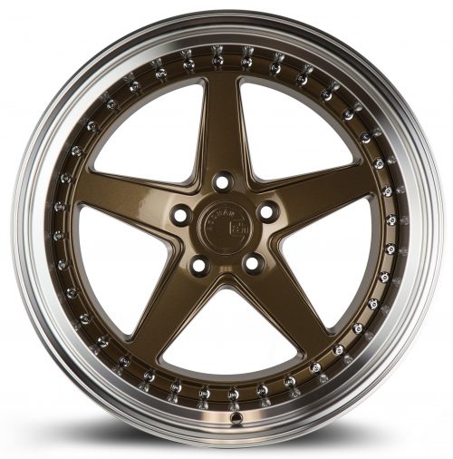 Aodhan DS05 Bronze w/ Machined Lip 19x11 (+15) 5x114.3 - Image 2