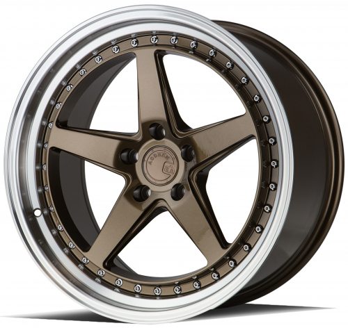 Aodhan DS05 Bronze w/ Machined Lip 19x9.5 (+15) 5x114.3 - Image 3