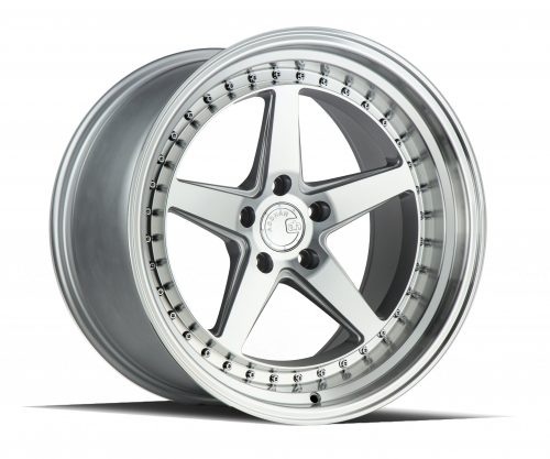 Aodhan DS05 Silver w/ Machined Face 18x10.5 (+15) 5x114.3