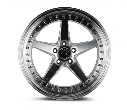 Aodhan DS05 Silver w/ Machined Face 18x8.5 (+35) 5x114.3 - Image 2