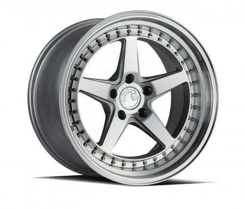 Aodhan DS05 Silver w/ Machined Face 18x8.5 (+35) 5x114.3