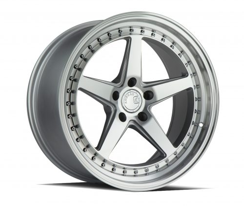 Aodhan DS05 Silver w/ Machined Face 18x9.5 (+15) 5x114.3