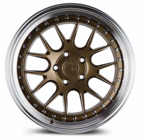 Aodhan DS06 Bronze w/ Machined Lip 18x9.5 (+22) 5x114.3 - Image 2