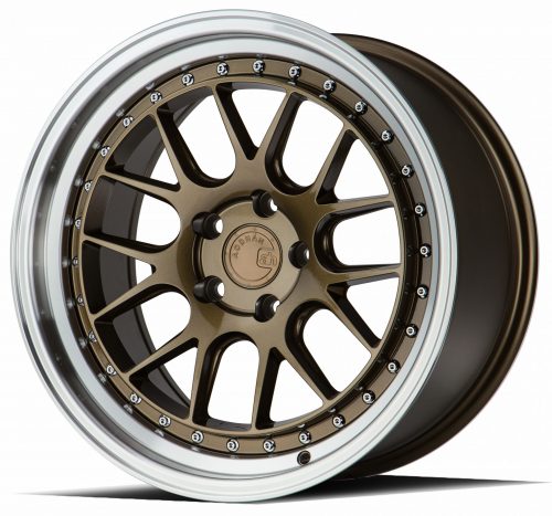 Aodhan DS06 Bronze w/ Machined Lip 18x9.5 (+22) 5x114.3 - Image 3