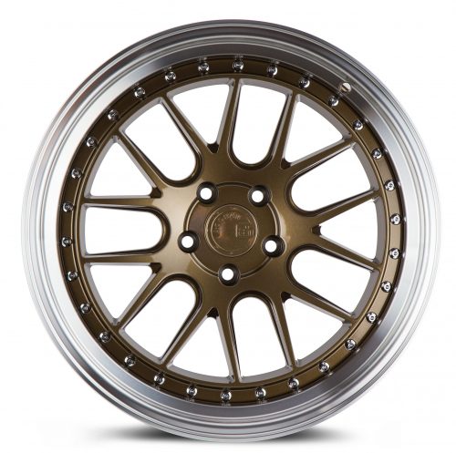 Aodhan DS06 Bronze w/ Machined Lip 19x9.5 (+15) 5x114.3 - Image 2