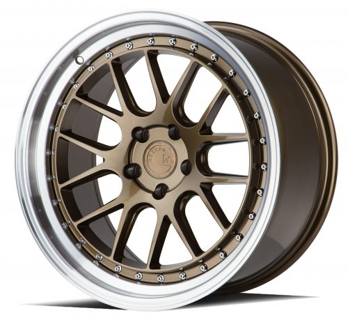 Aodhan DS06 Bronze w/ Machined Lip 19x9.5 (+22) 5x114.3 - Image 3