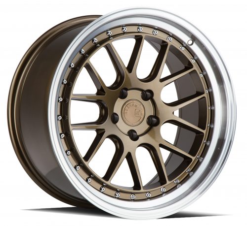 Aodhan DS06 Bronze w/ Machined Lip 19x9.5 (+22) 5x114.3