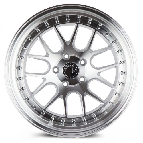 Aodhan DS06 Silver w/ Machined Face 18x10.5 (+15) 5x114.3 - Image 2