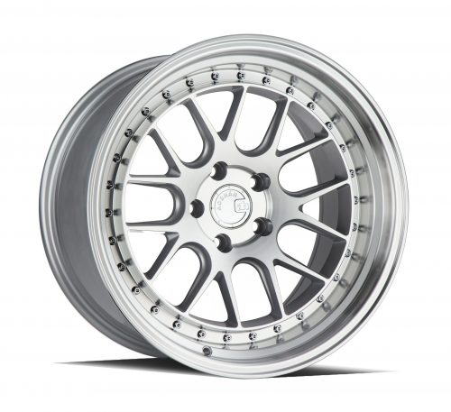 Aodhan DS06 Silver w/ Machined Face 18x10.5 (+15) 5x114.3