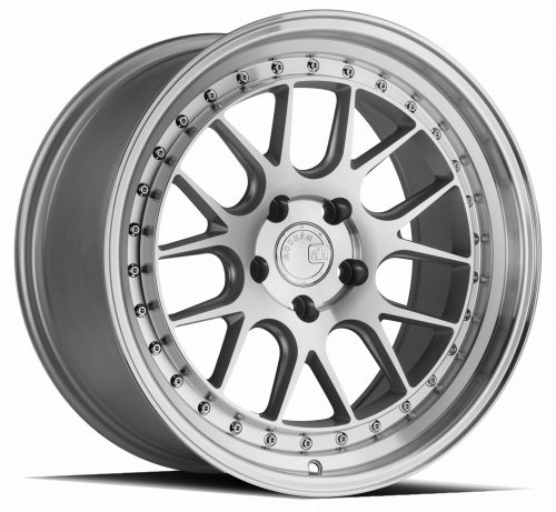 Aodhan DS06 Silver w/ Machined Face 18x8.5 (+35) 5x100