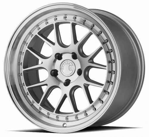 Aodhan DS06 Silver w/ Machined Face 18x8.5 (+35) 5x100 - Image 2