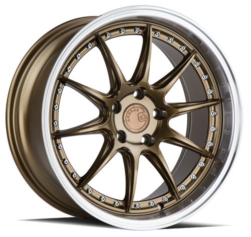 Aodhan DS07 Bronze w/ Machined Lip 18x8.5 (+35) 5x100