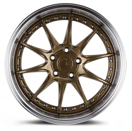 Aodhan DS07 Bronze w/ Machined Lip 18x9.5 (+15) 5x114.3 - Image 2