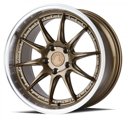 Aodhan DS07 Bronze w/ Machined Lip 18x9.5 (+15) 5x114.3 - Image 3