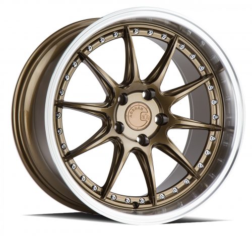 Aodhan DS07 Bronze w/ Machined Lip 18x9.5 (+15) 5x114.3