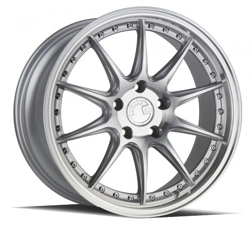 Aodhan DS07 Silver w/ Machined Face 18x8.5 (+35) 5x100