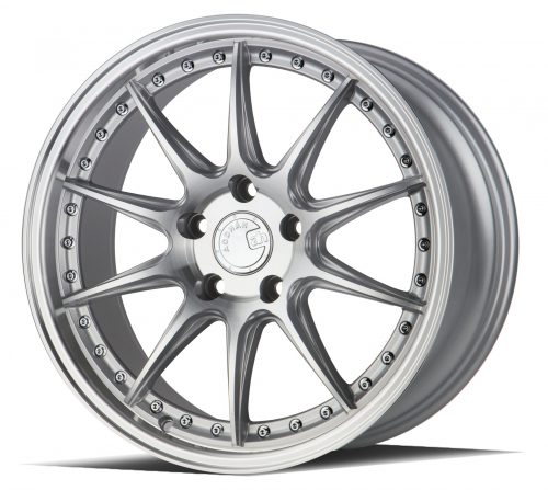 Aodhan DS07 Silver w/ Machined Face 18x8.5 (+35) 5x100 - Image 2