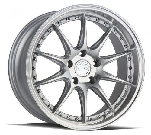 Aodhan DS07 Silver w/ Machined Face 18x9.5 (+15) 5x114.3