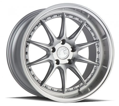 Aodhan DS07 Silver w/ Machined Face 19x11 (+15) 5x114.3