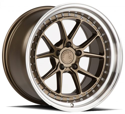 Aodhan DS08 Bronze w/ Machined Lip 18x10.5 (+22) 5x114.3