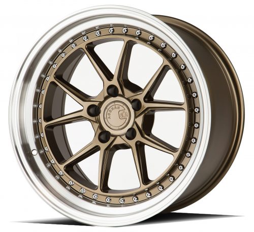 Aodhan DS08 Bronze w/ Machined Lip 18x8.5 (+35) 5x100 - Image 2