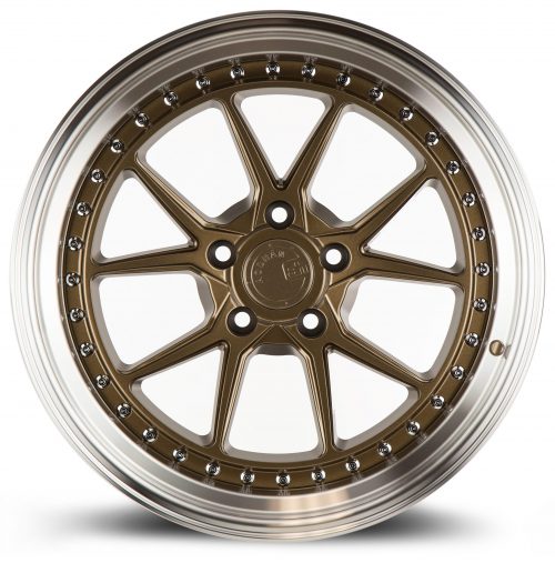 Aodhan DS08 Bronze w/ Machined Lip 18x8.5 (+35) 5x114.3 - Image 2