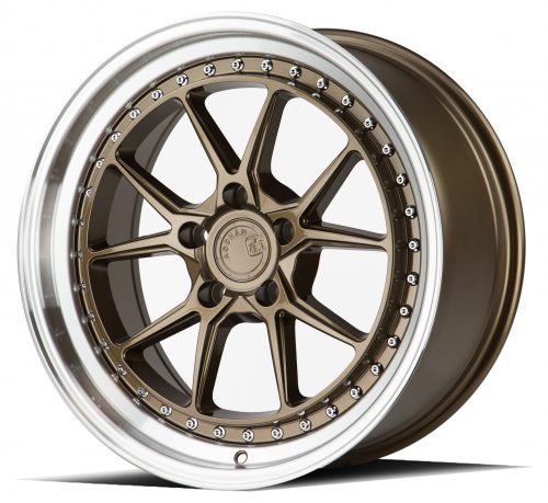 Aodhan DS08 Bronze w/ Machined Lip 18x9.5 (+15) 5x114.3 - Image 3