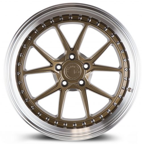 Aodhan DS08 Bronze w/ Machined Lip 19X9.5 (+15) 5X114.3 - Image 2