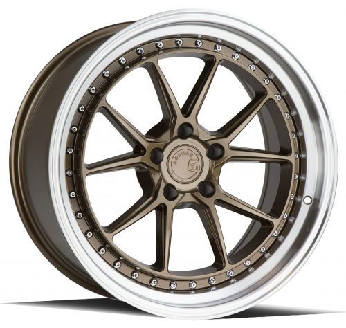 Aodhan DS08 Bronze w/ Machined Lip 19X9.5 (+22) 5X114.3