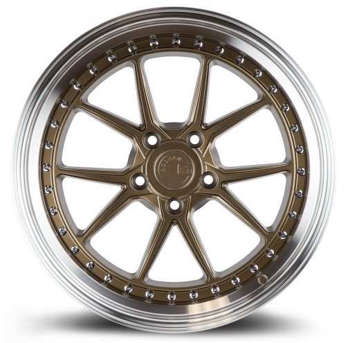 Aodhan DS08 Bronze w/ Machined Lip 19x11 (+15) 5X114.3 - Image 2