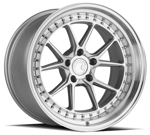 Aodhan DS08 Silver w/ Machined Face 18x10.5 (+22) 5x114.3