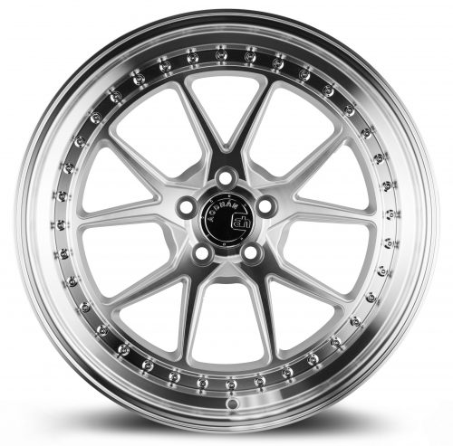 Aodhan DS08 Silver w/ Machined Face 18x8.5 (+35) 5x114.3 - Image 2