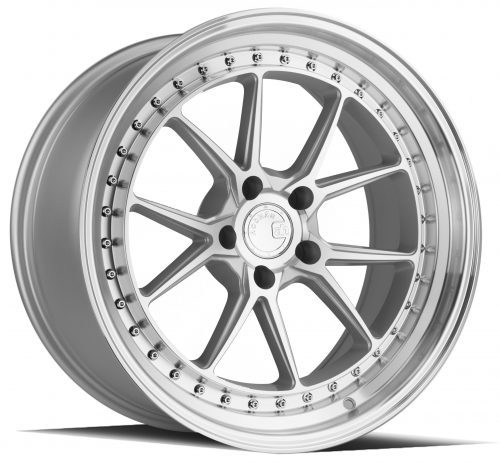 Aodhan DS08 Silver w/ Machined Face 19X9.5 (+15) 5X114.3