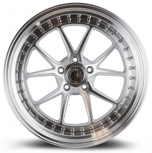 Aodhan DS08 Silver w/ Machined Face 19x11 (+15) 5X114.3 - Image 2