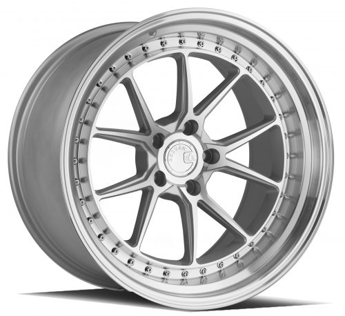 Aodhan DS08 Silver w/ Machined Face 19x11 (+15) 5X114.3