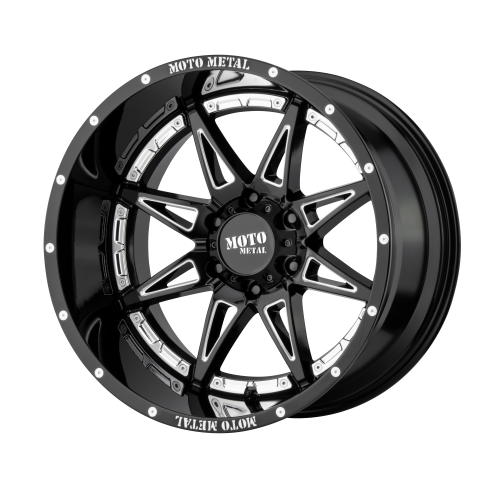 Moto Metal MO993 Hydra Gloss Black Milled 18x8.5 (+18) 6x139.7